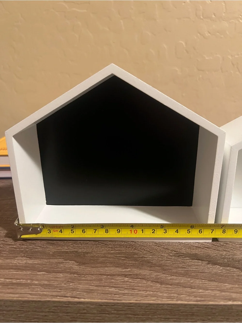Target Bullseye Nesting Houses White Black Wood Farmhouse Decor NWOT